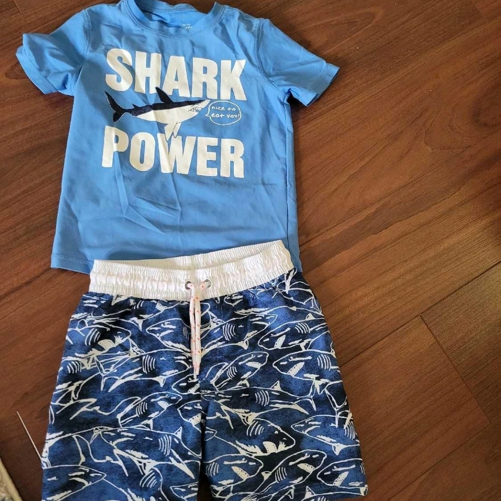 OshKosh B'gosh Blue Shark Swim Set